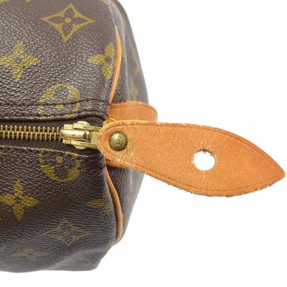 LOUIS VUITTON SPEEDY 35 HANDBAG PURSE MONOGRAM CANVAS - Picture 7 of 11